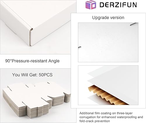 Miniatura 127 de Cajas de envío pequeñas de 6 x 4 x 2 pulgadas para pequeñas empresas, paquete de 30 cajas de correo moradas, caja de embalaje de cartón corrugado
