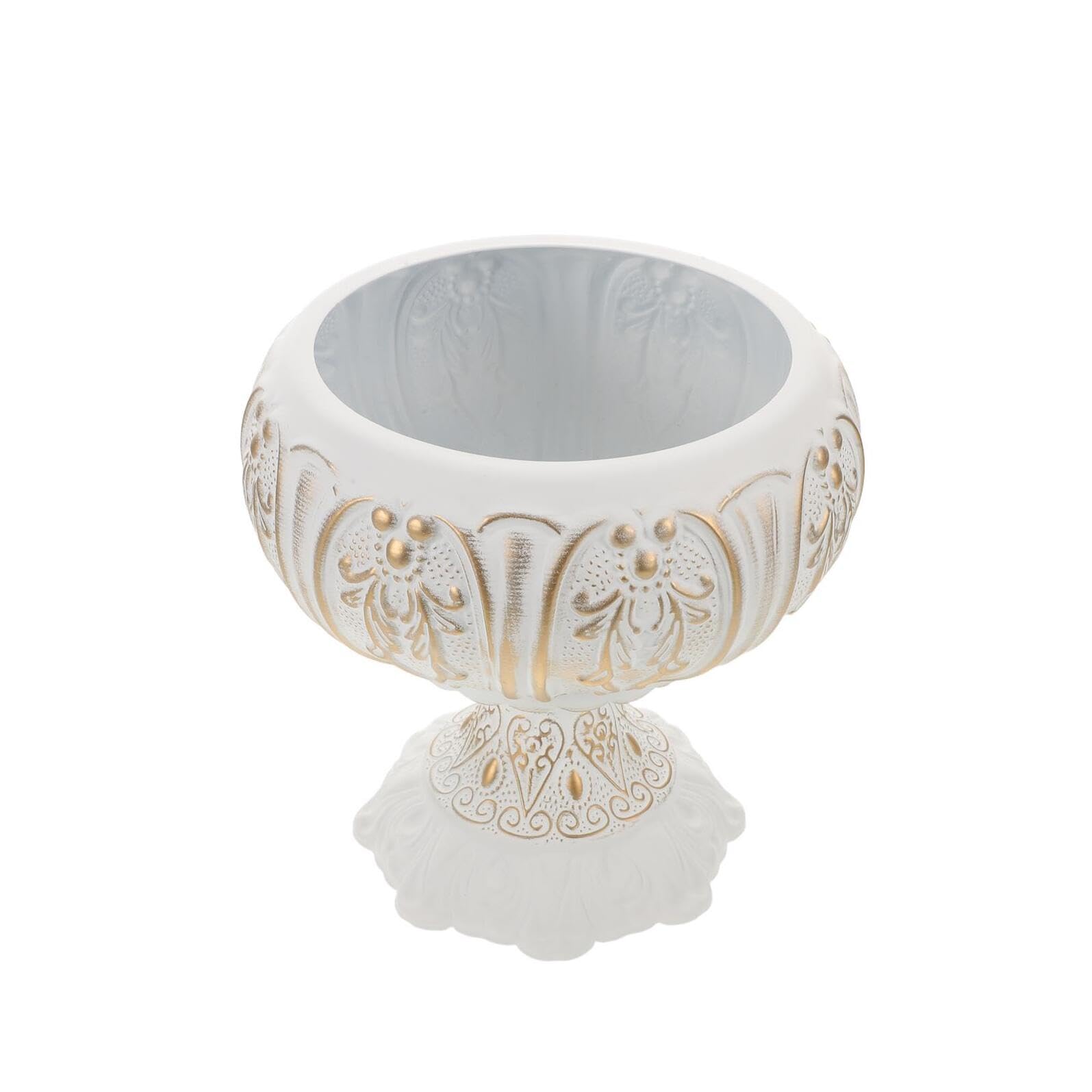 Abaodam Pot de Fleurs à Large Ouverture en Fer Blanc D'extérieur