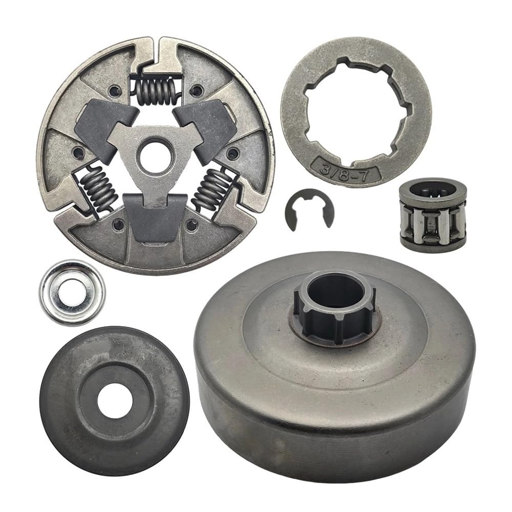 Kit de piñón de llanta de Tambor de Embrague de 3/8 "-7, Compatible con MS660 066 064 MS640 MS661 MS 660 640, repuestos de Motosierra
