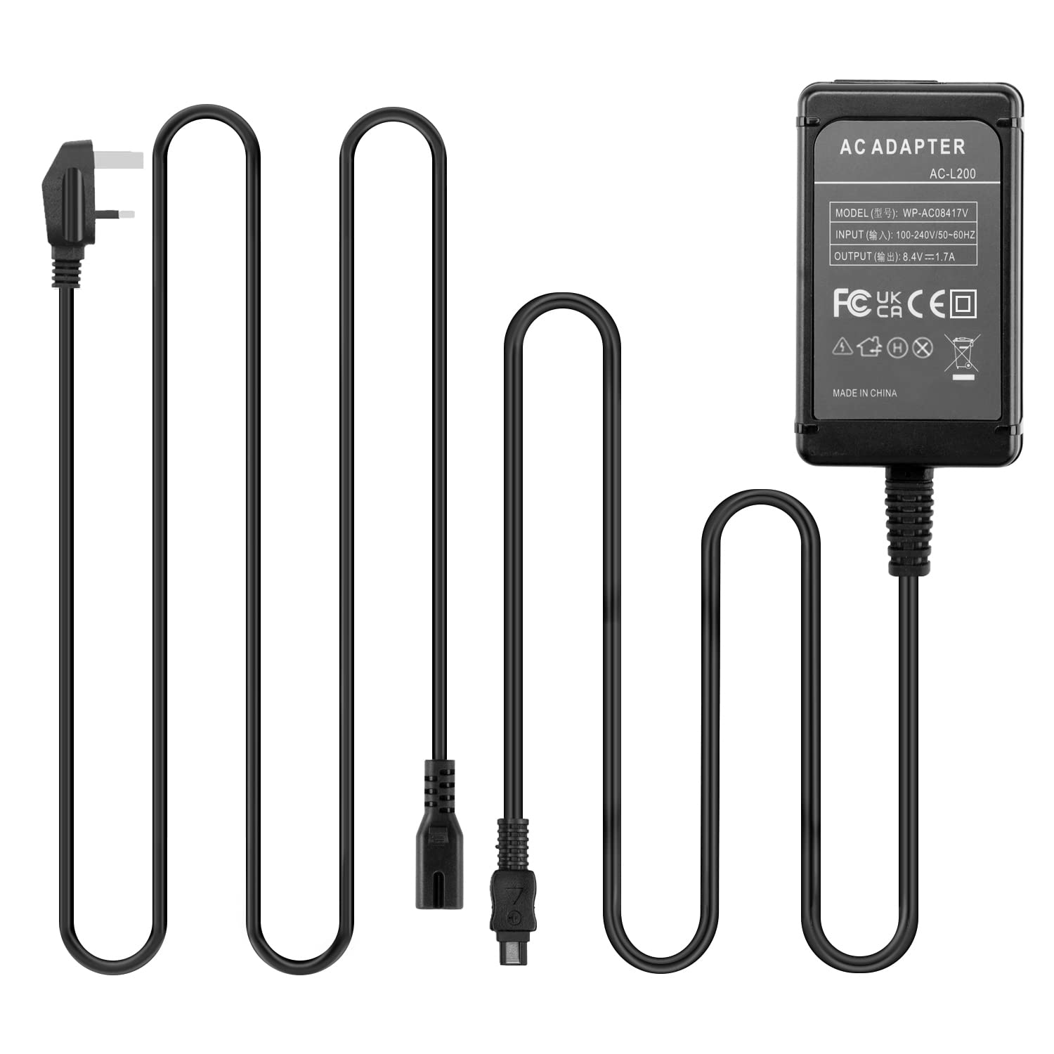 Raeisusp AC-L200 Power Adapter Charger Supply L200B L200C L200D For Sony DCR-UX5 DCR-UX7 HDR-XR100 NEX VG20 VG30 VG900 DVD7 PXW-X70