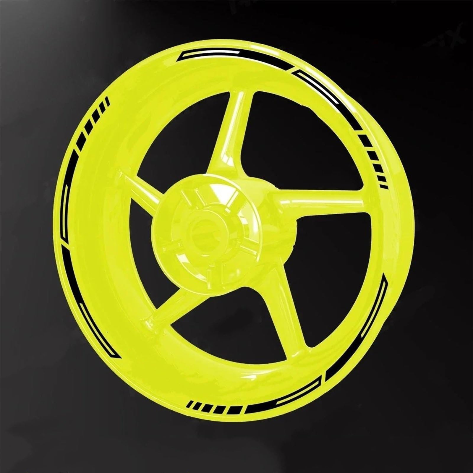 Wheel Stickers Motorcycle Wheel Reflective Decal for for Fazer 17inch Stripe Tape Sticker Rim Stickers Hub Decals Rim Reflective Decal