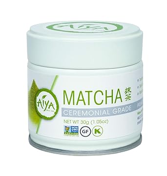 Aiya Authentic Japanese Premium First Harvest Ceremonial Grade Matcha Green Tea Powder