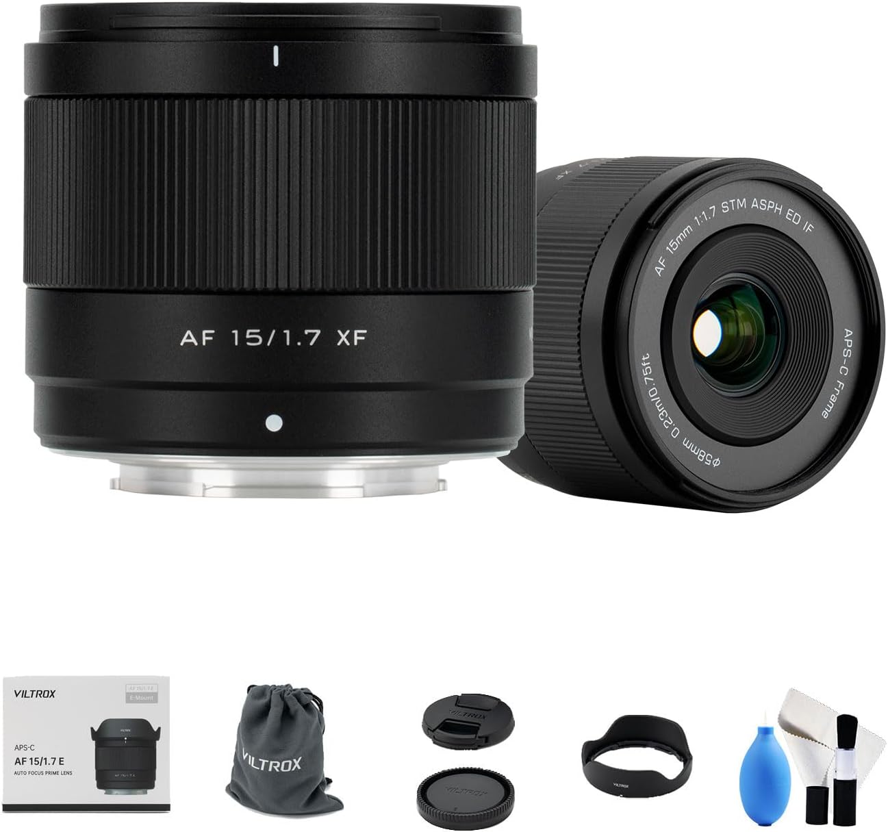 VILTROX 15mm F1.7 Air Series Lens AF Auto Focus Lens for Fuji X Mount XT30 XT50 XS10 XT5 XT3 XPRO1 XPRO2,etc.