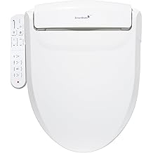 SmartBidet&reg; SB-2000WE Electric Smart Bidet&trade; Toilet Seat with Heated Seat, Warm Air Dryer, Temperature Control Wash, and Control Panel, Elongated Seat