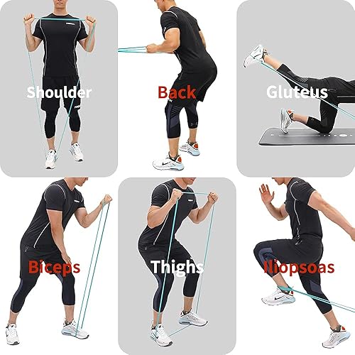 Miniatura 7 de PROIRON Resistance Bands Pull Up Bands Comfortable Exercise Bands Anti-Slip Workout Bands for Pull up Dip Squat Gym Workout Physical Therapy Stretch