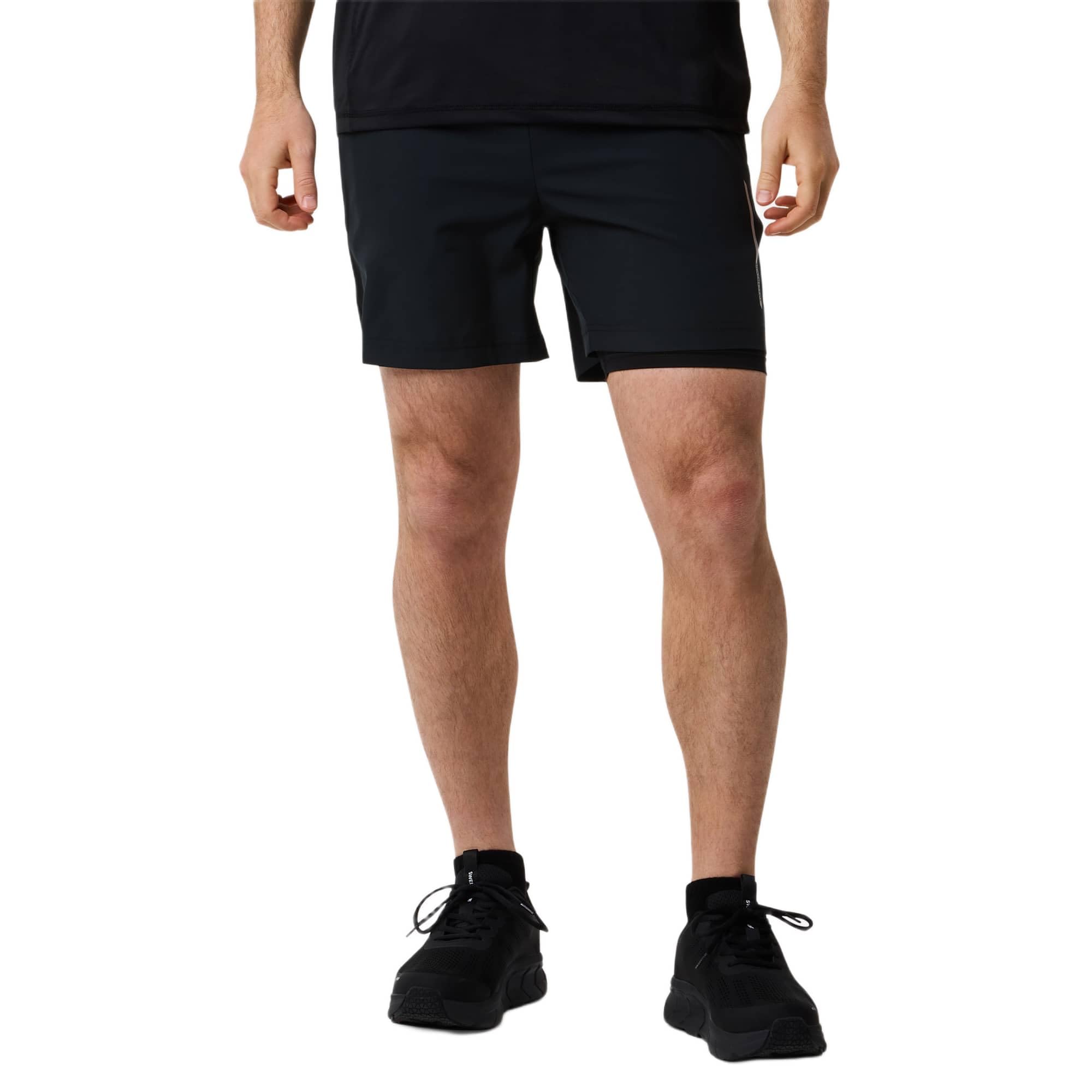 Spodenki treningowe Swedemount Core 2 w 1 – oddychające, uniwersalne do fitnessu, siłowni, biegania Męskie