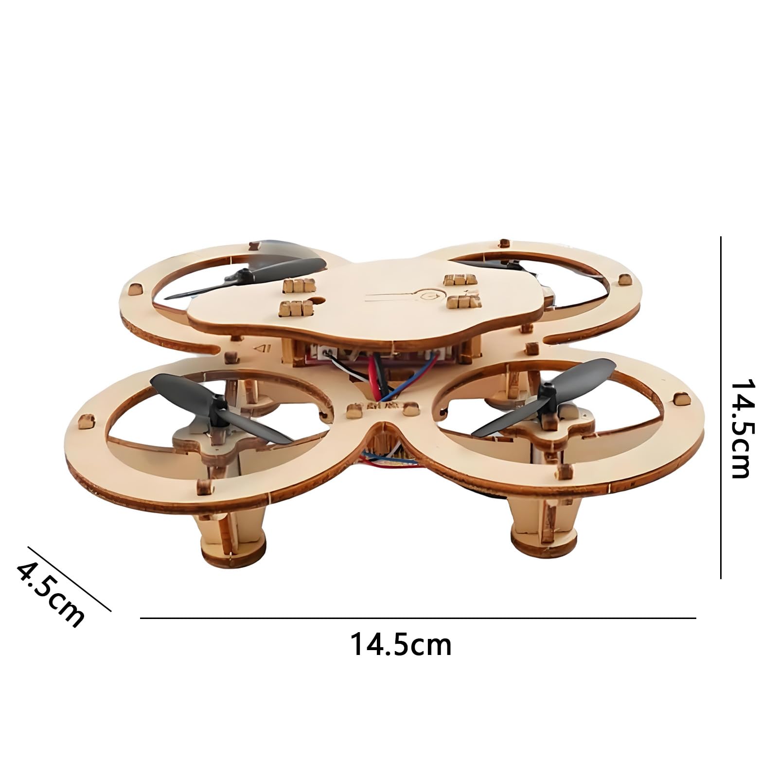 DIY Drone Kit à Construire,Drone Quadricoptère à Monter Soi-même,kit de modèle de construction de quadricoptère RC,Maquettes Créatives et Kits Scientifiques Éducatifs pour Enfants et Adultes