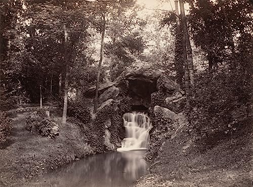 Toile Grotto in the Bois De Boulogne de Marville pour salon élégant