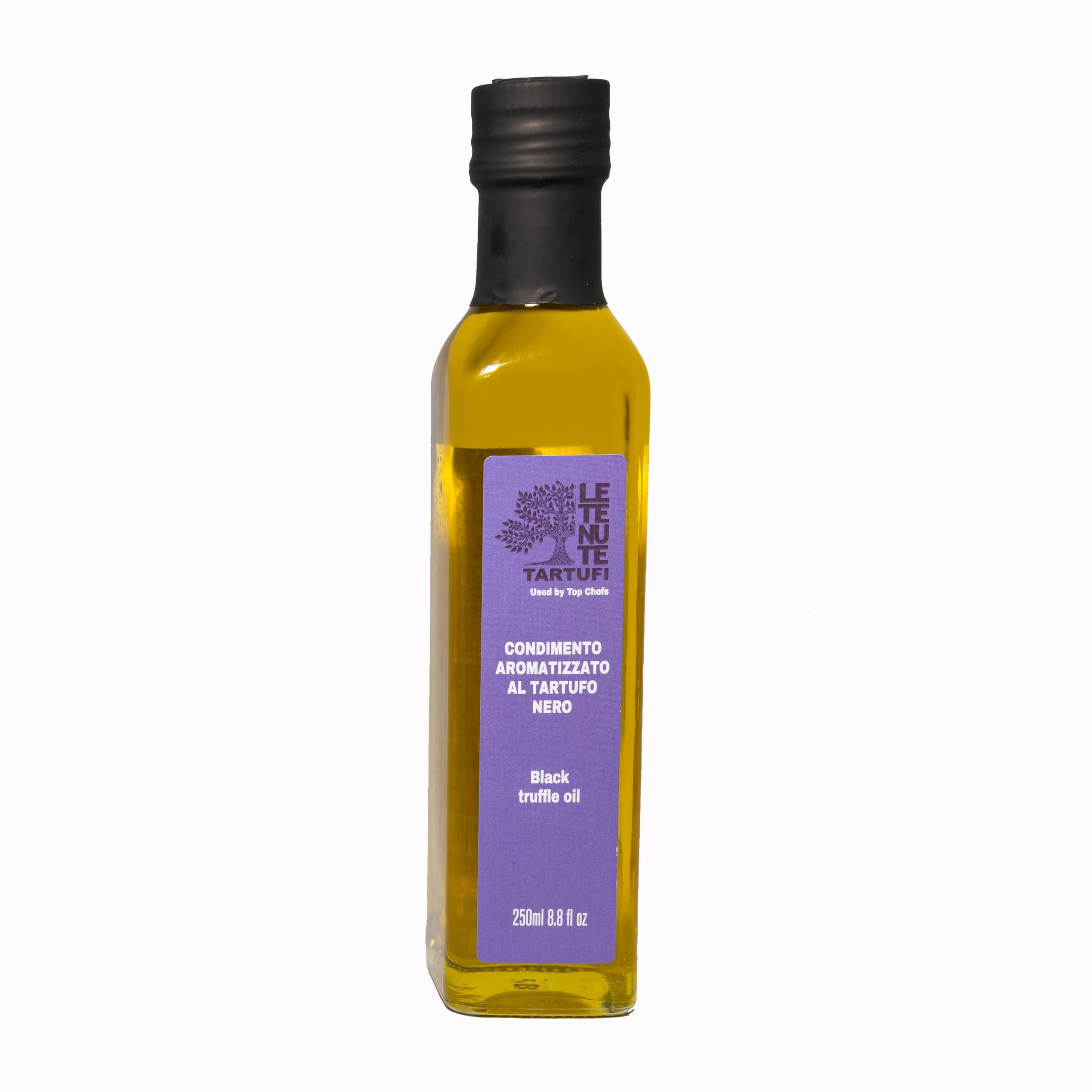 Box Le Tenute Tartufi, 2 condimenti aromatizzati da 250ml, vasetti da 80g carpaccio di tartufo, tartufo macinato, salsa tartufata bianca e nera.