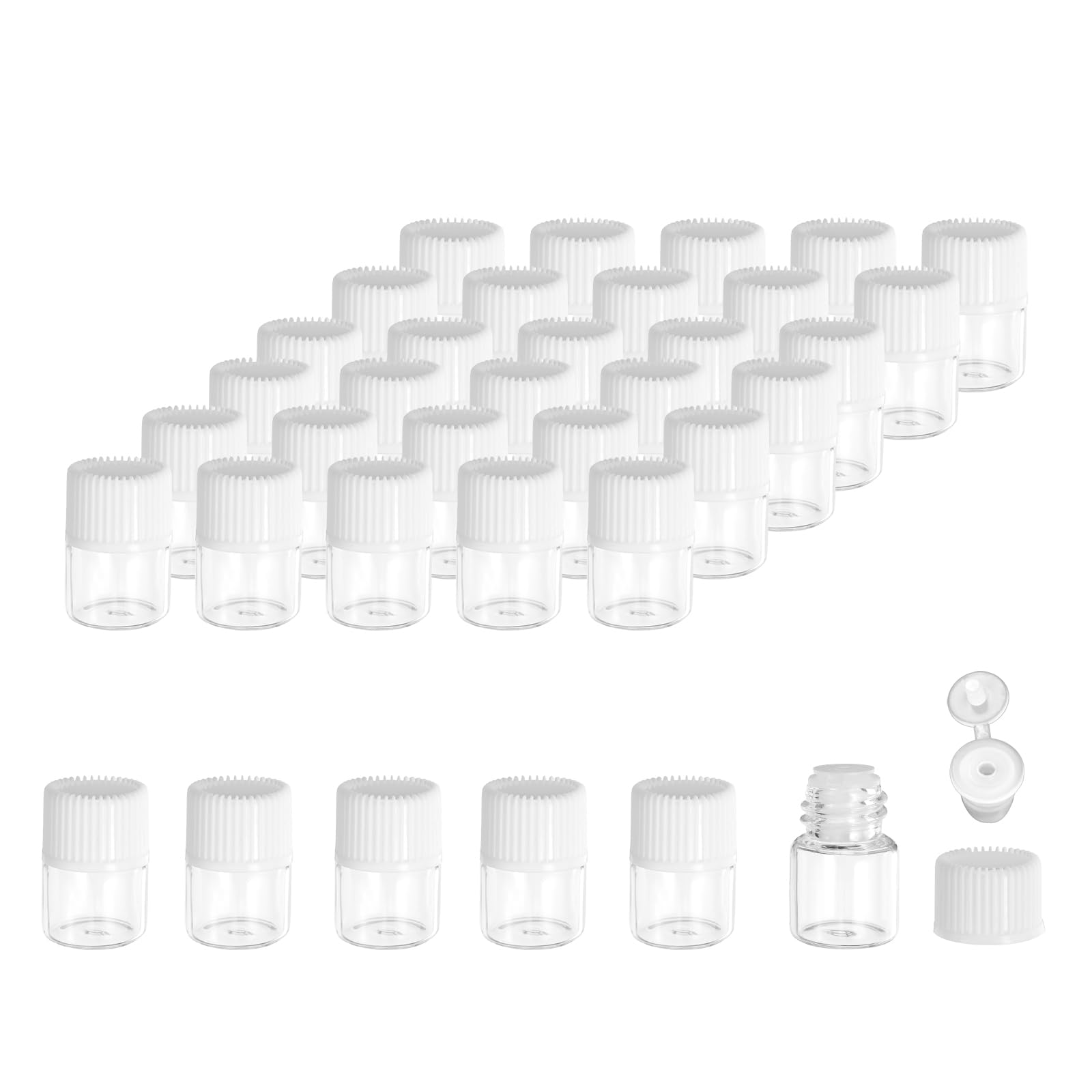 Flacons d'huiles essentielles 1ml parfaits pour le voyage et vos déplacements