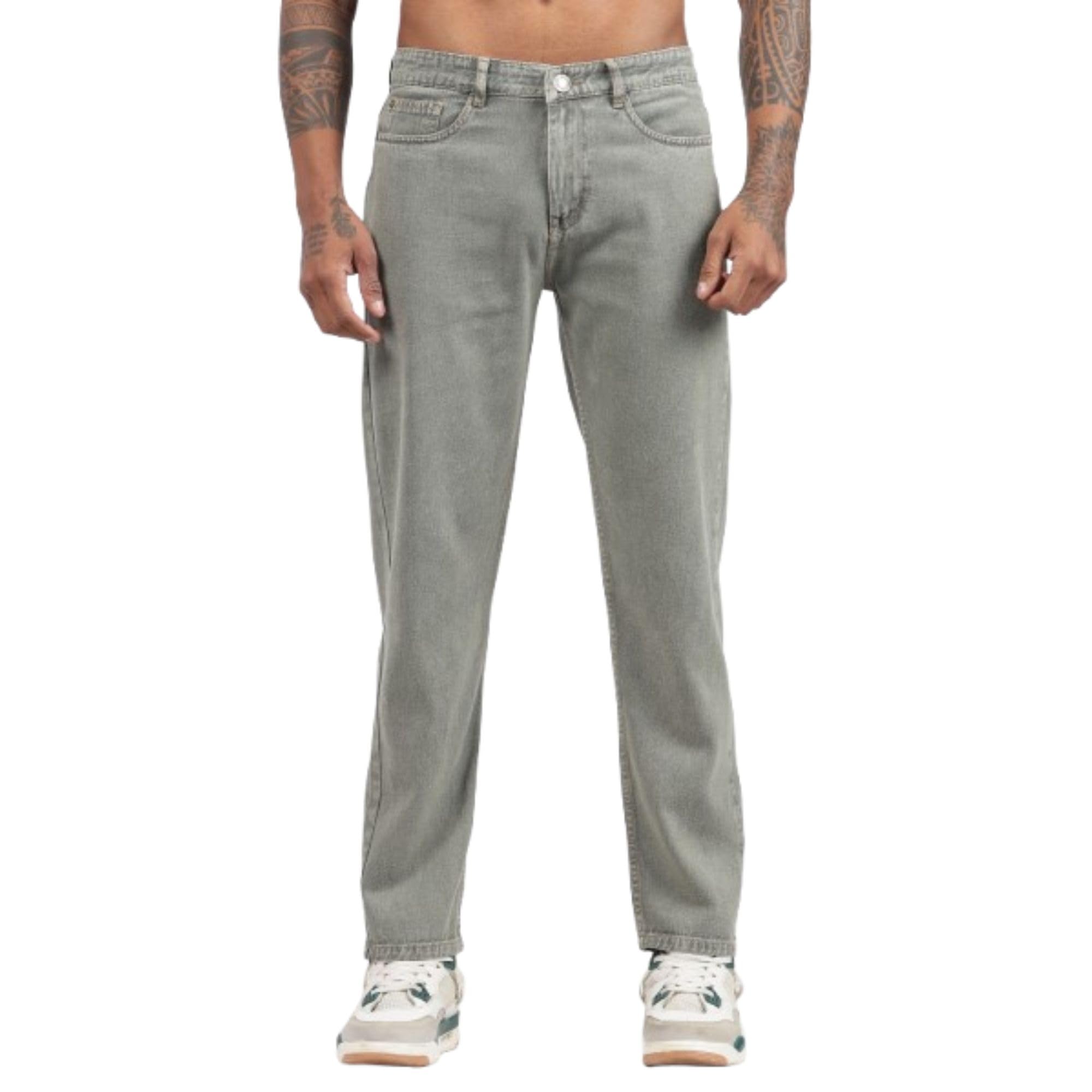 Carrot Men's Cotton Tapered Fit Jeans with YKK Zip-image-6