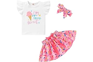 Toddler Two Sweet Tutu Skirt Set