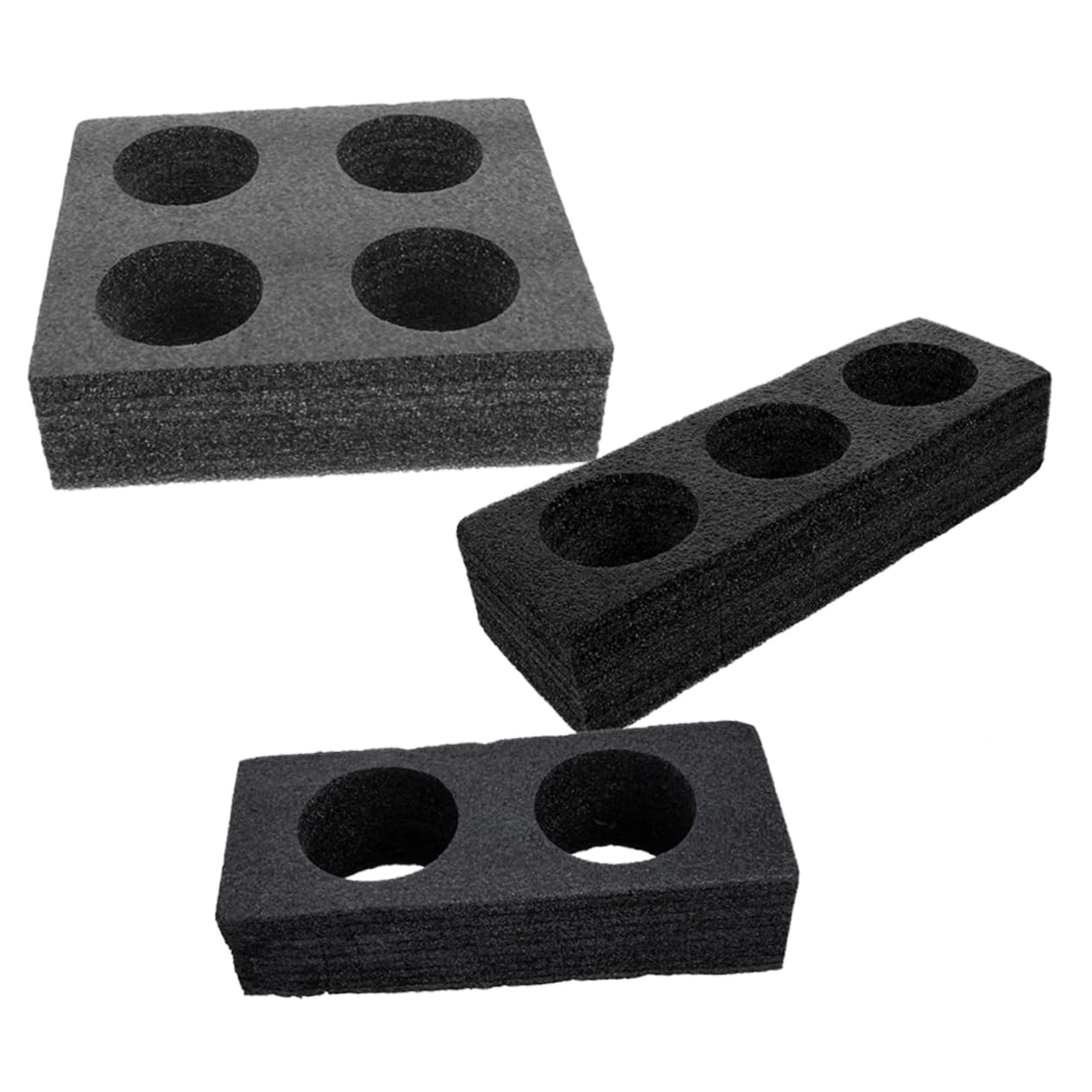 Ciieeo 2 Juegos Posavasos Para Bebidas Vaso Con Tapa Y Porta Tazas De Café Con Ganchos Móviles. Expansor De Portavasos De Coche Dispensador Algodón Perlado Black Reutilizable 3 Piezas * 2