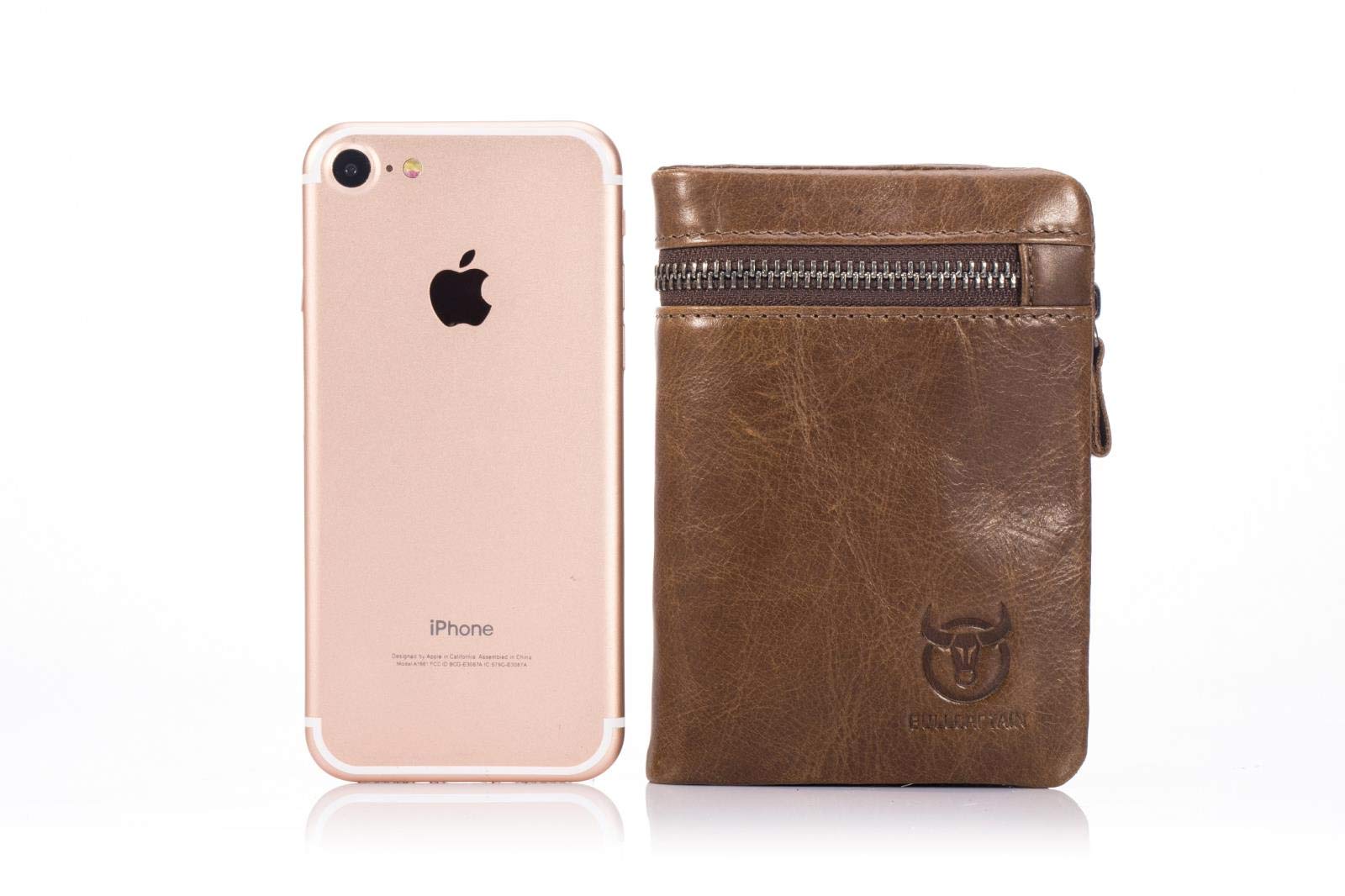 Portafoglio Bifold Da Uomo In Vera Pelle, Porta Carte E Portachiavi RFID Fatto A Mano, Autentico - Italia - Foto 11