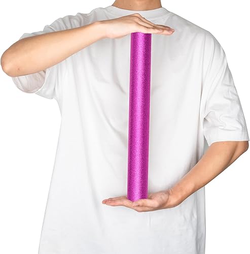 Miniatura 7 de RUSPEPA Papel de regalo con purpurina, mini rollo, papel brillante con purpurina de color sólido perfecto para bodas, cumpleaños, baby shower,