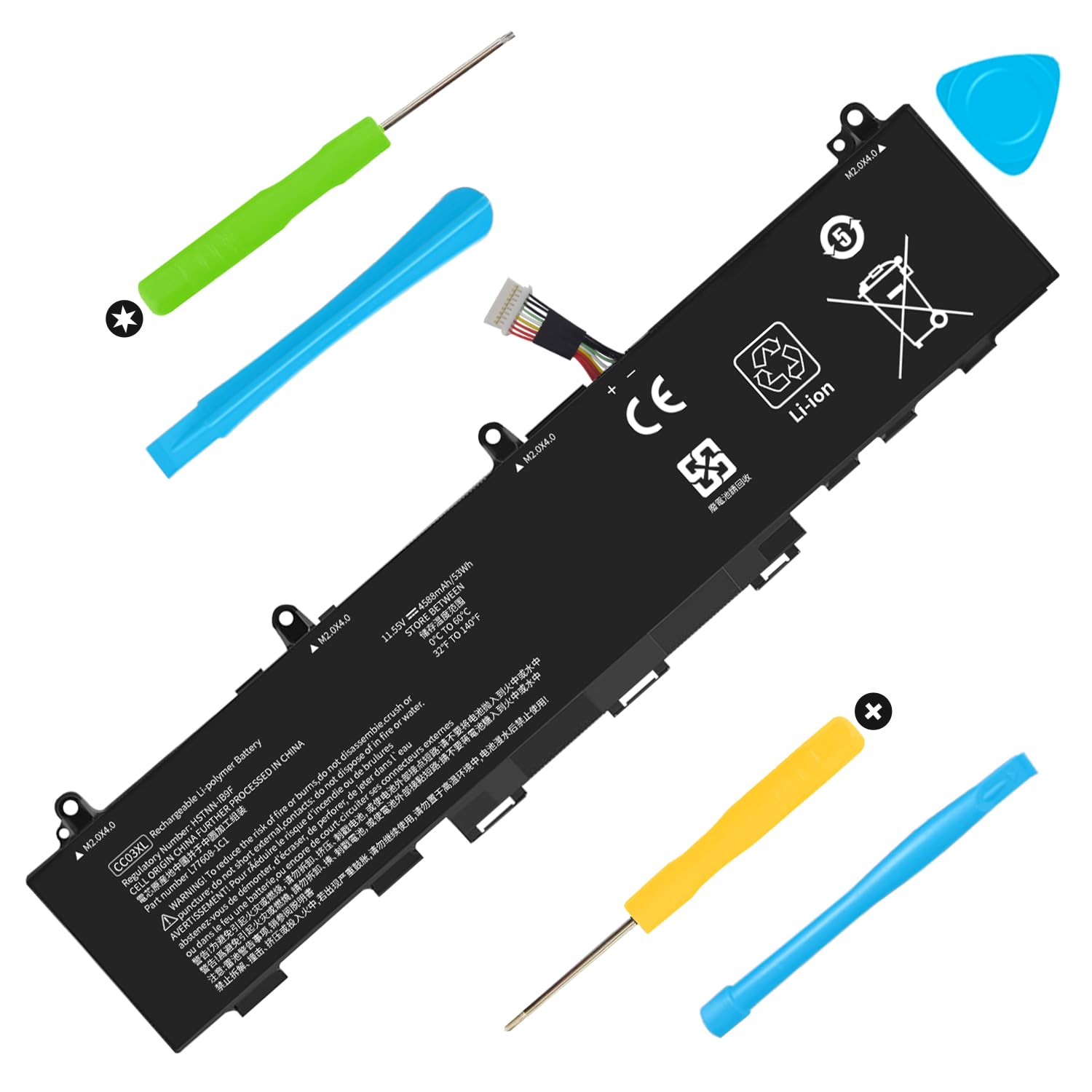 CC03XL 53Wh Laptop Battery Replacement for HP ZBook Firefly 14EliteBook 830 G7 G8 Probook 635 Aero G7 G8 Series HSTNN-DB9Q