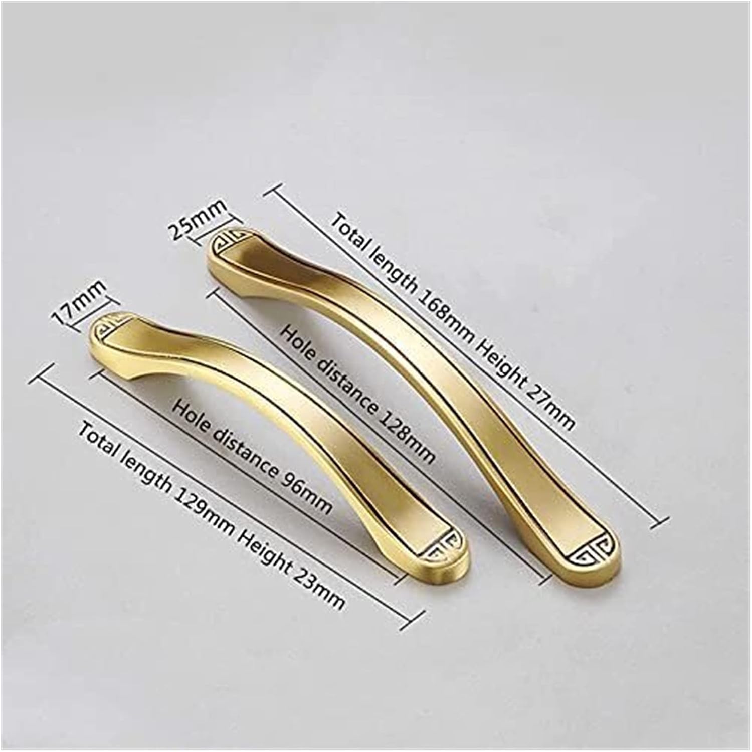 Door Handle Hardware Pure Copper Bow Pulls Cabinet Door Drawer Cabinet Brass Retro Modern Minimalist Cabinet Door Antique Copper Handle,Children's Bedroom Cabinet Door Furniture Hardware Handle ( Size