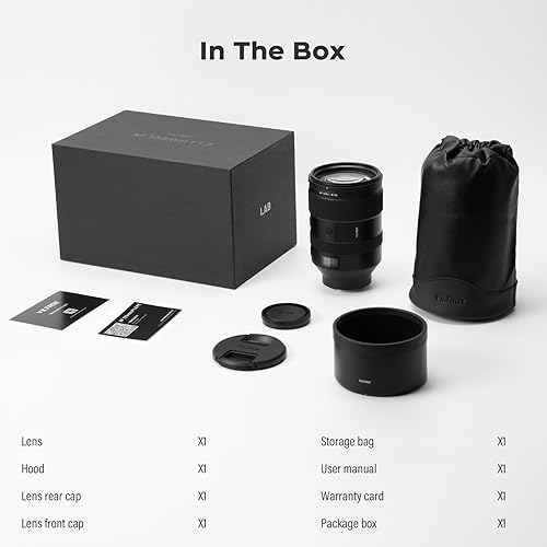 Vista 90 de VILTROX Lente de montaje de 0.512 in f1.4 F/1.4 E, lente gran angular Aps-C Prime para cámara Sony E Mount A9/a7RIV/a7RIII/a7III/a7SIII/a7C