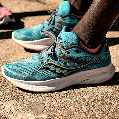 Image of Saucony Mens Guide 16 Running Sneakers Shoes - Blue