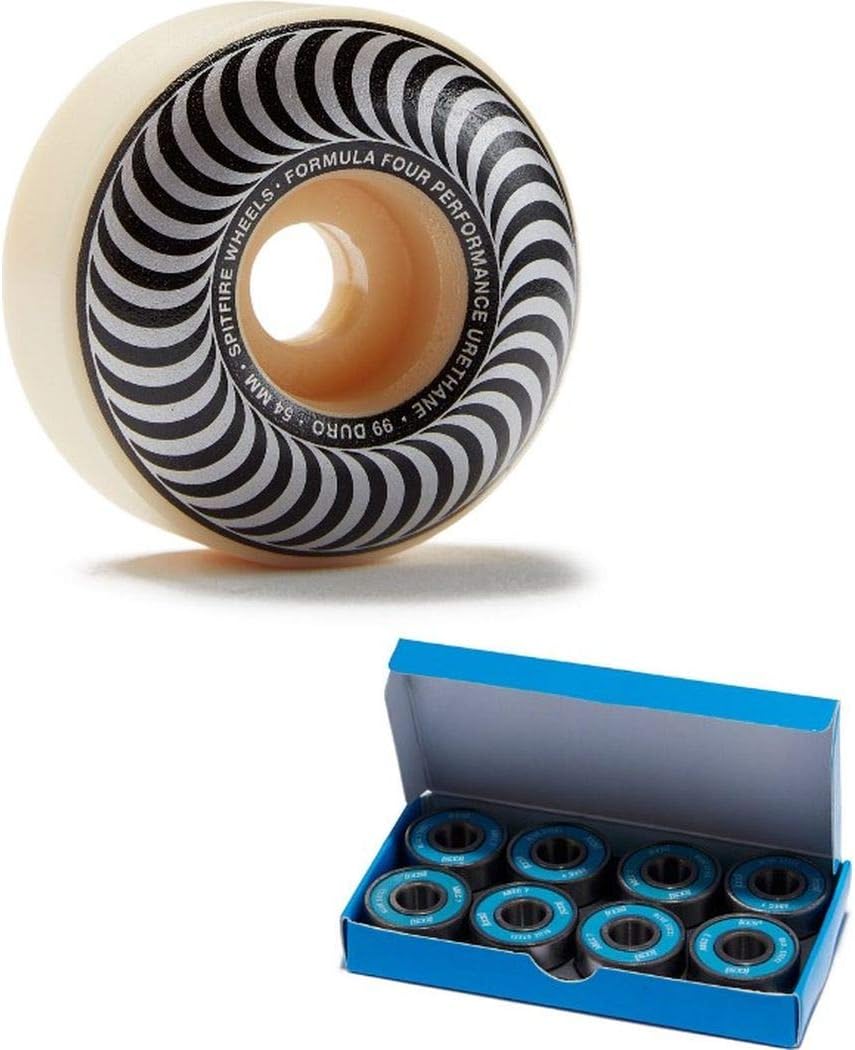 Spitfire F4 99D Classics Skateboard Wheels - 54mm with CCS ABEC 7 Bearings