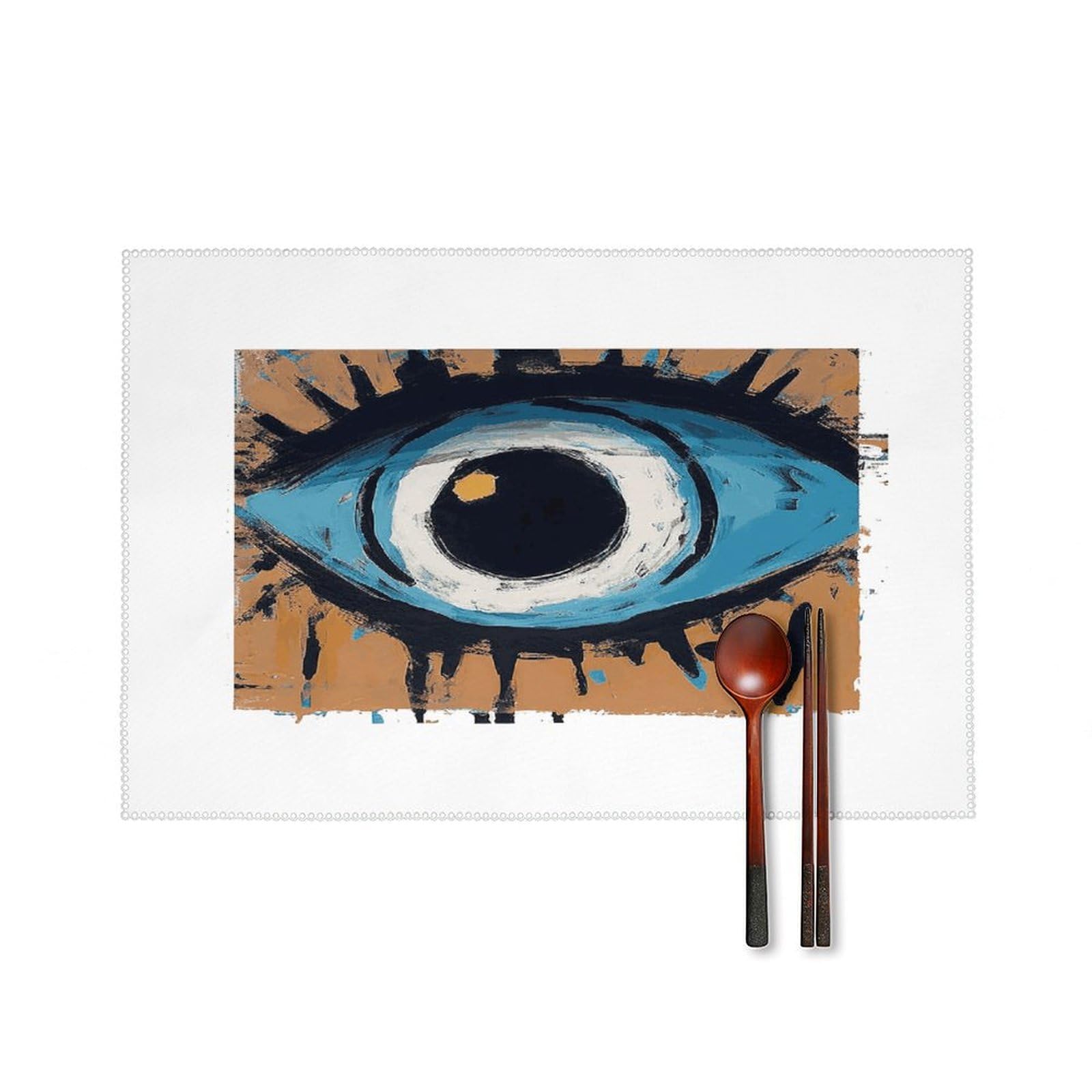 Fodpand Style Evil Eye Placemats Set Of 4 Place Mats Table Mats