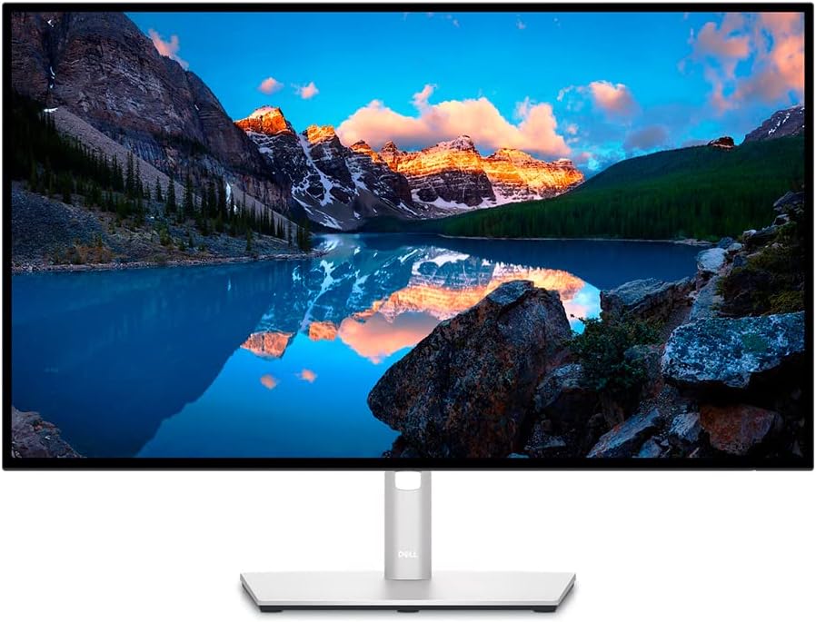 U2723QE UltraSharp 27 Inch 4K UHD (3840x2160) Monitor, 60Hz, IPS, 5ms, 98% DCI-P3, HDR400, 3x USB-C, 2x DisplayPort, HDMI, 5x USB, RJ45, 3 Year Warranty, Silver