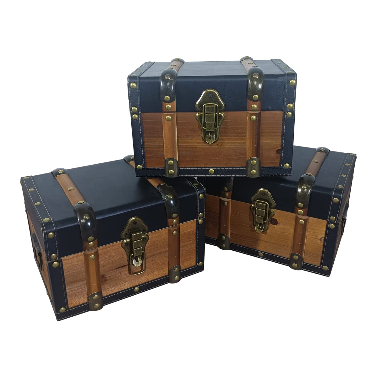 アクセサリー付き！宝箱　アンティーク木製コレクションボックス 楽天市場】【送料無料】PLEAVIT 宝箱 アンティーク レトロ 宝石