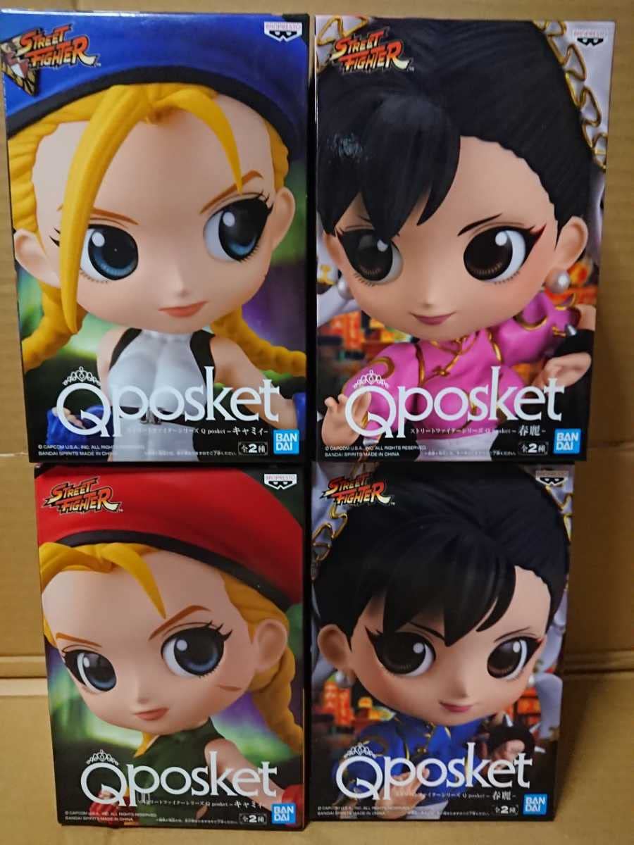 qposket キャミィ 春麗 ストリートファイター 4個セット Amazon
