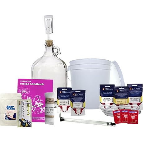 Home Brew Ohio Upgraded One-Gallon Wine from Fruit Kit