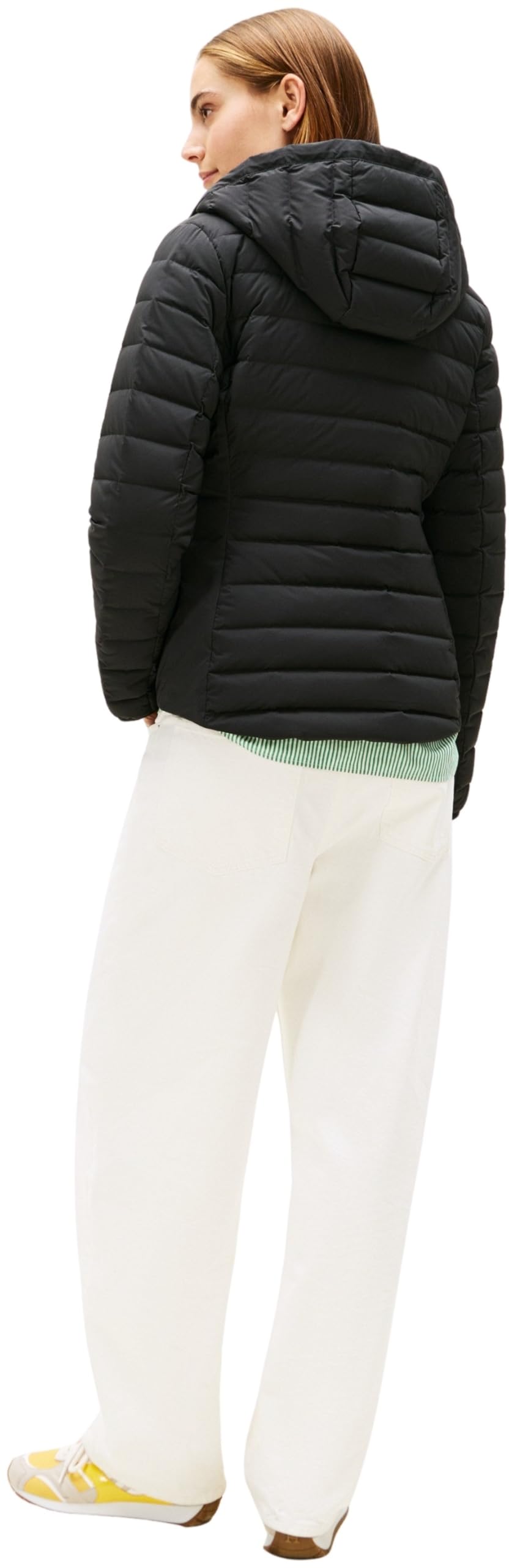 Tommy Hilfiger Stretch Nylon Lw Down Jacket Ww0ww47753 Doudoune Femme (lot de 1)