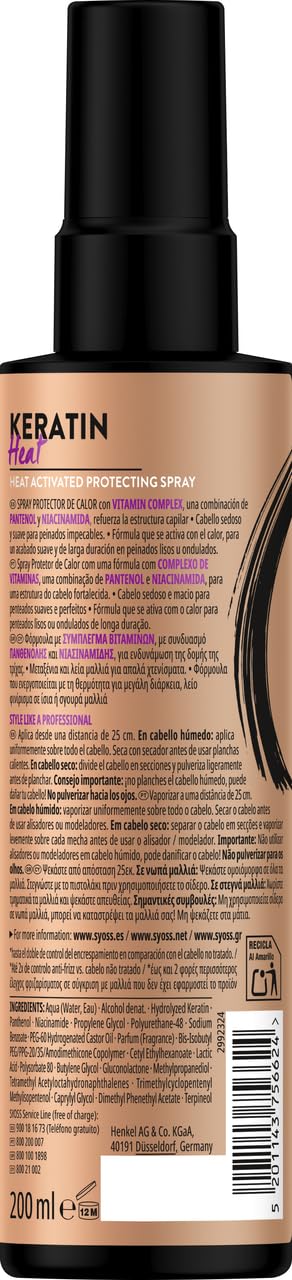 Syoss Protector Calor Keratin 2 x 200 ml