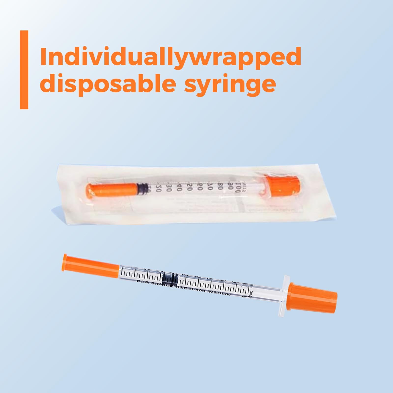 1ml 31G 1/2" Syringe, Laboratory Syringes, Pack of 100 — Amazon image 3
