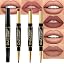3Pcs Set01-Matte: Antique Rose Chestnut Nude Brown