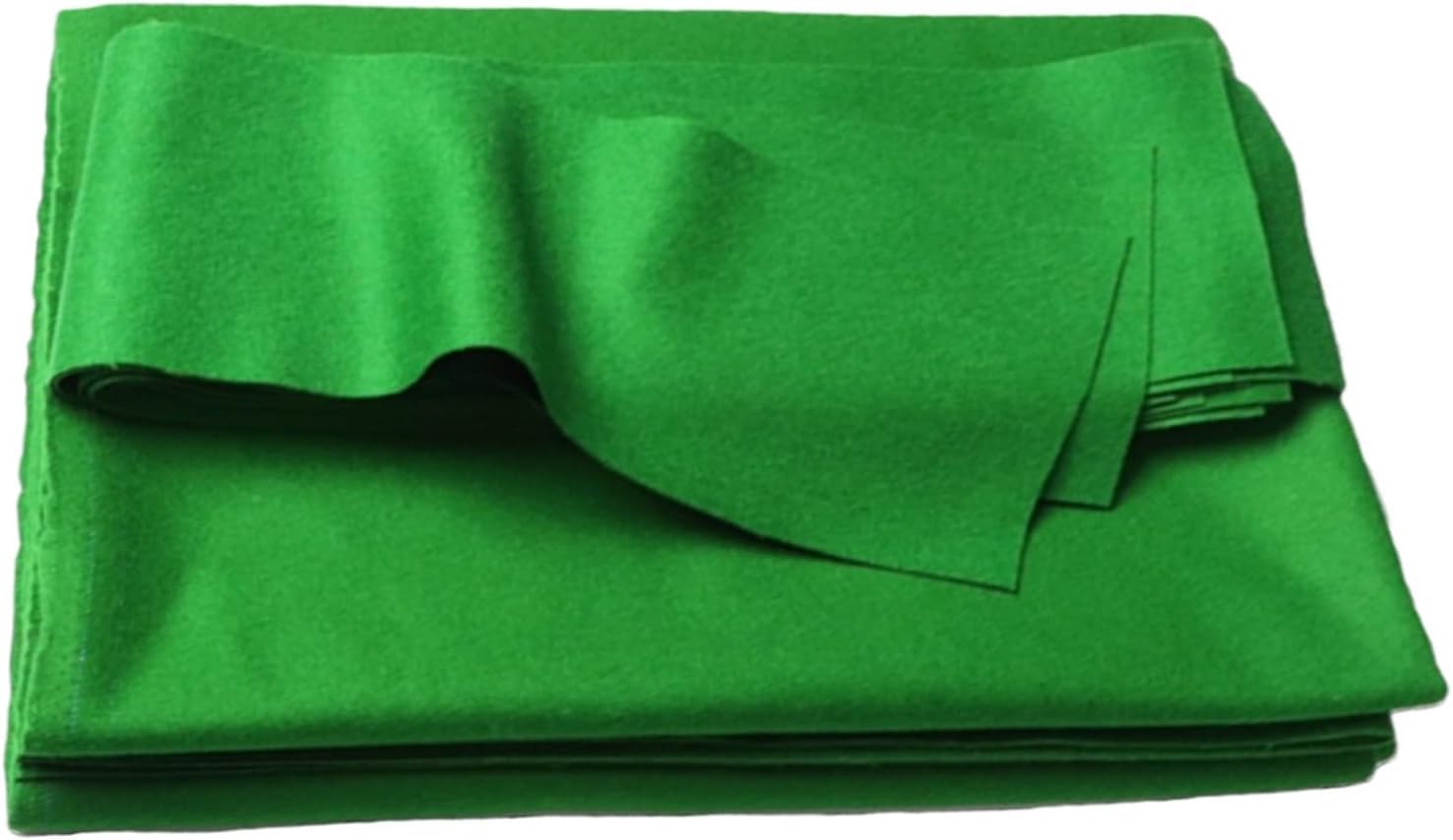 Ssddlzeq Green Billiard Table Accessories Professional Snooker Cloth, Including 6 Strips Of Cloth, Pre-Cut Replacement Set(8Ft/2.6M)