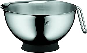 WMF Function Bowls Rührschüssel 1,25l, Edelstahl Schüssel 20 cm, Cromargan Edelstahl poliert, spülmaschinengeeignet, stapelbar