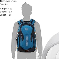 HEROZ Hammer Unisex Nylon 40 L Travel Laptop Backpack Water