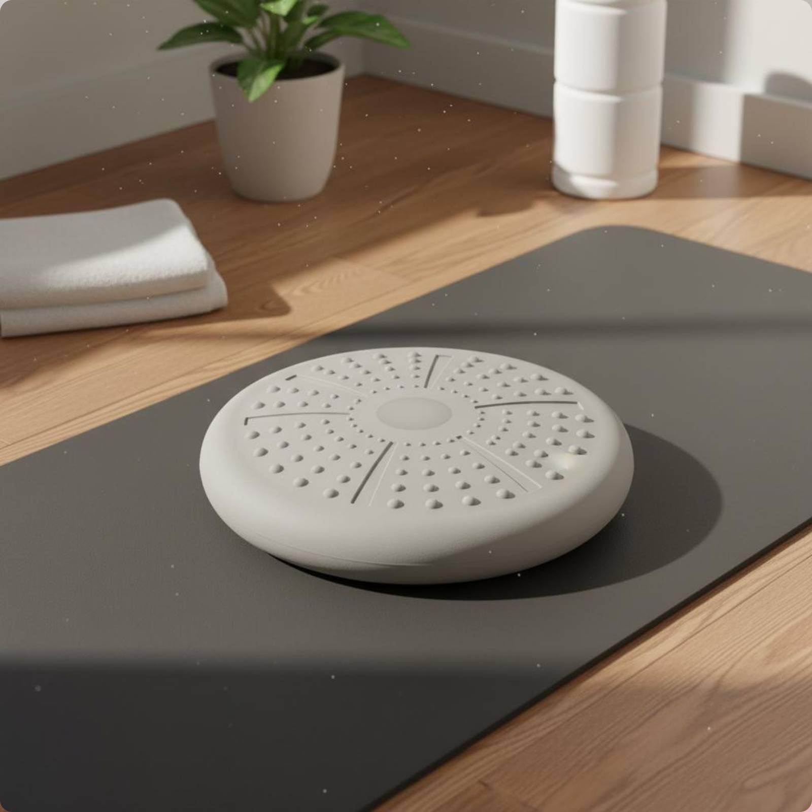 Cuscino di Equilibrio Pad Bilanciamento Cuscino Stabilità con Massaggio Leggero in PVC Gonfiabile per Attivazione Muscoli Posturali Adatto per Casa
