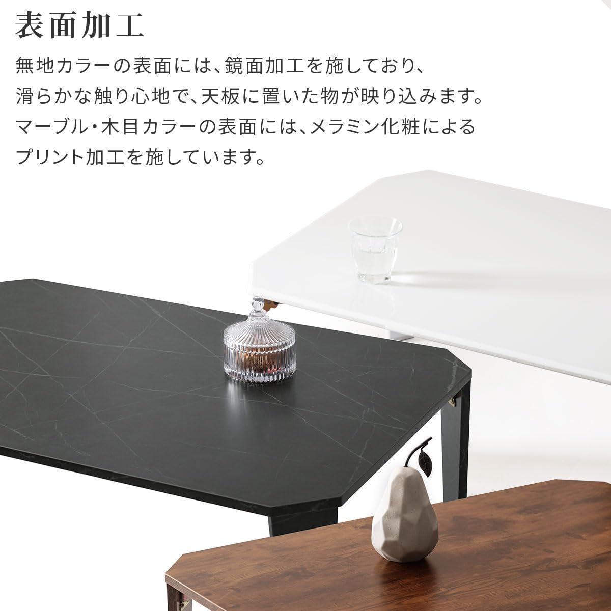Amazon.co.jp: ぼん家具 折りたたみ ローテーブル ちゃぶ台 テーブル