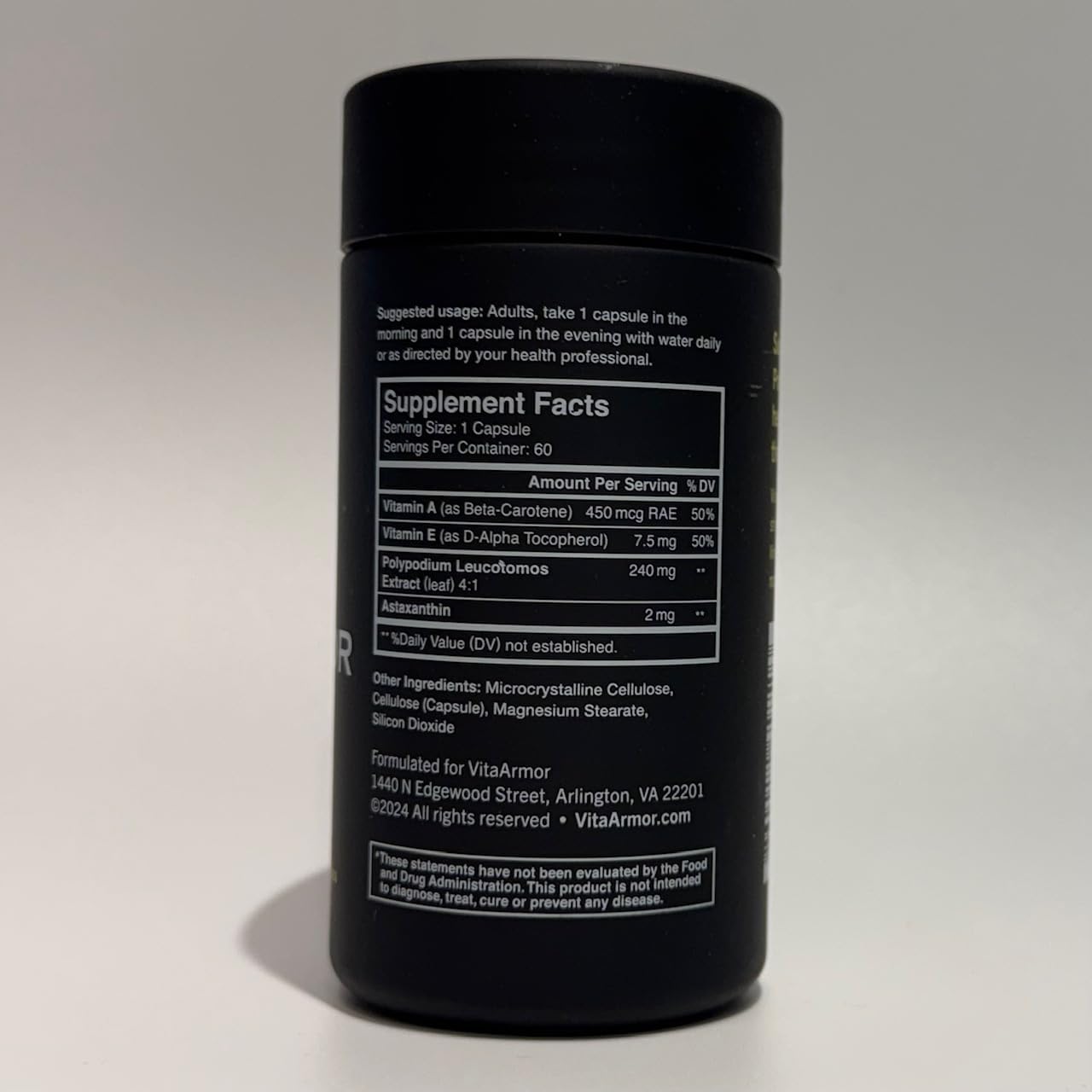 SunArmor, Dietary Supplement with Polypodium Fights The Signs of Photoaging, Use with Sunscreen, Dermatologist Developed, 60 Capsules - Image 8