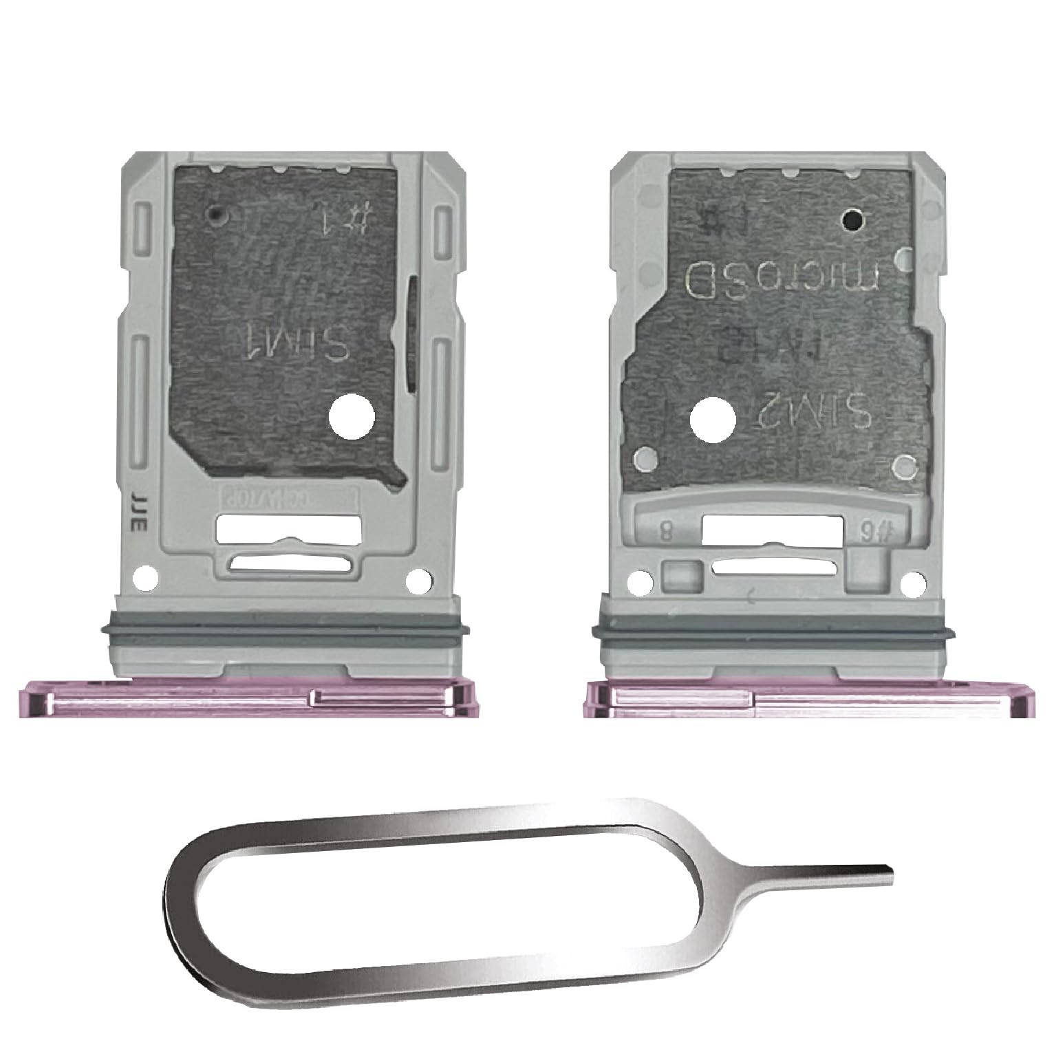 SIM-Kartenhalter Ersatz SIM-Tray Kompatibel mit Samsung Galaxy S20 FE 4G 5G Dual inklusive SIM-Nadel SIM-Kartensteckplatz (Lavender)