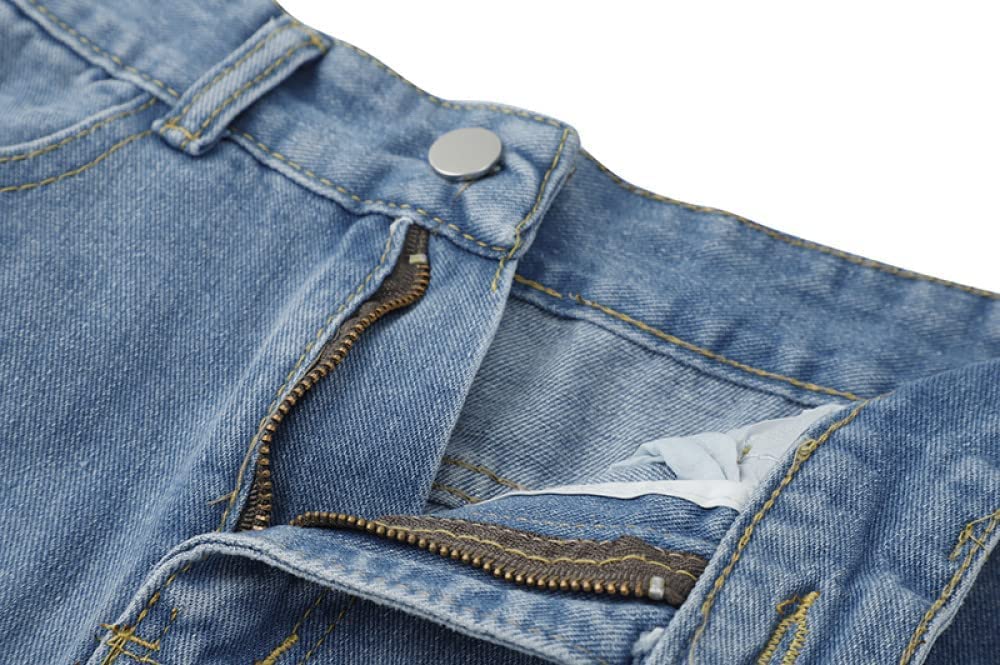 Faldas de Mezclilla de Cintura Alta para Mujer Faldas de Mezclilla Irregulares Faldas de diseño único Oficinas Escolares Junto al mar aptas para Viajes