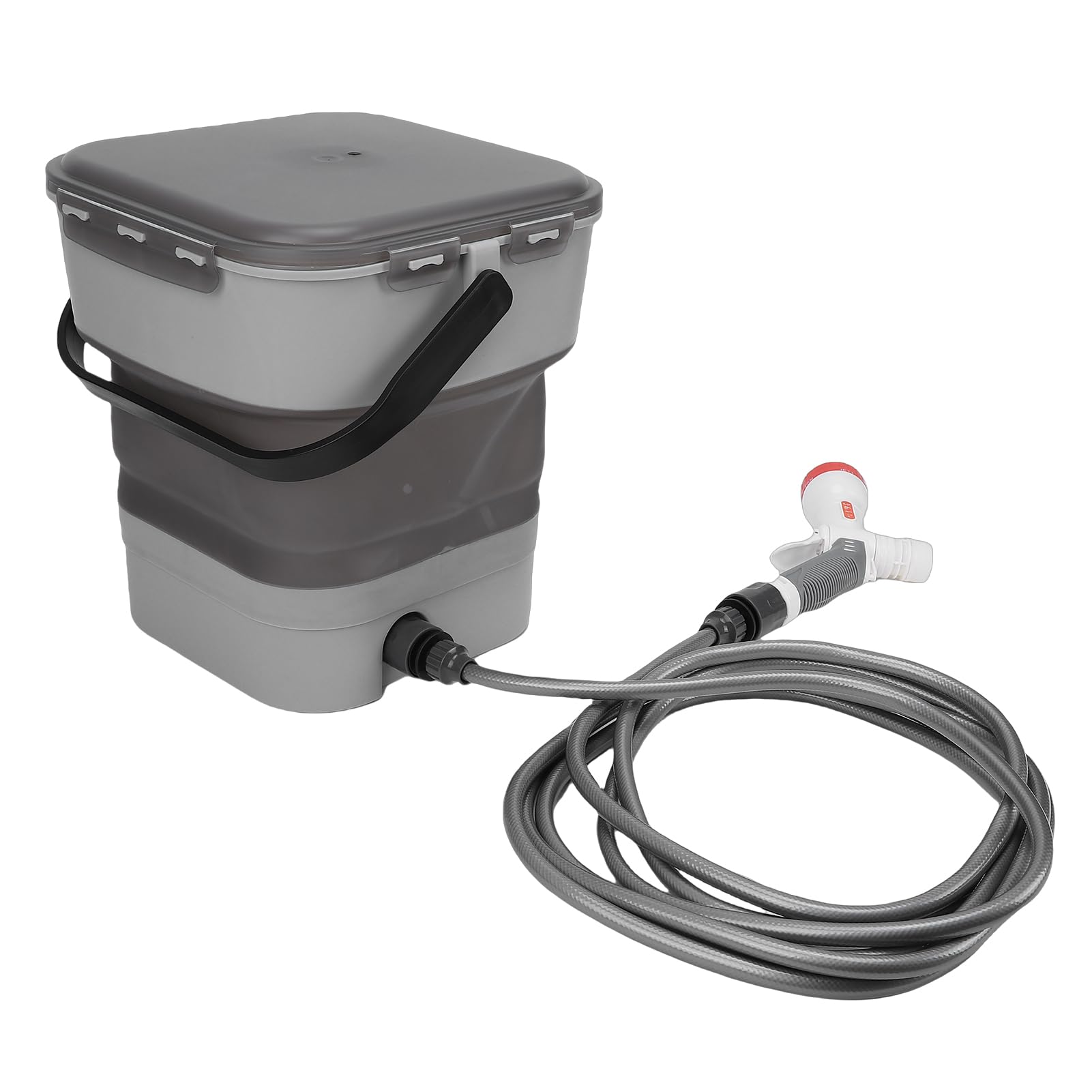 Yctze Spruzzatore a Batteria con Serbatoio D'acqua Pieghevole da 12L, per | Ugello 5 in 1, design portatile, impugnatura ergonomica, uso multiuso