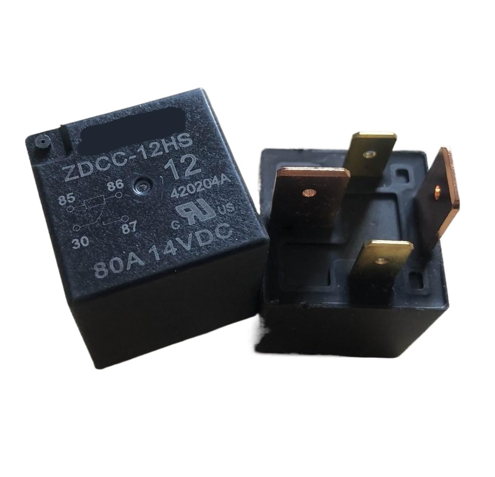 Relé ZDCC-12HS V7-1A-12V-80A de ingeniería precisa para alta tensión