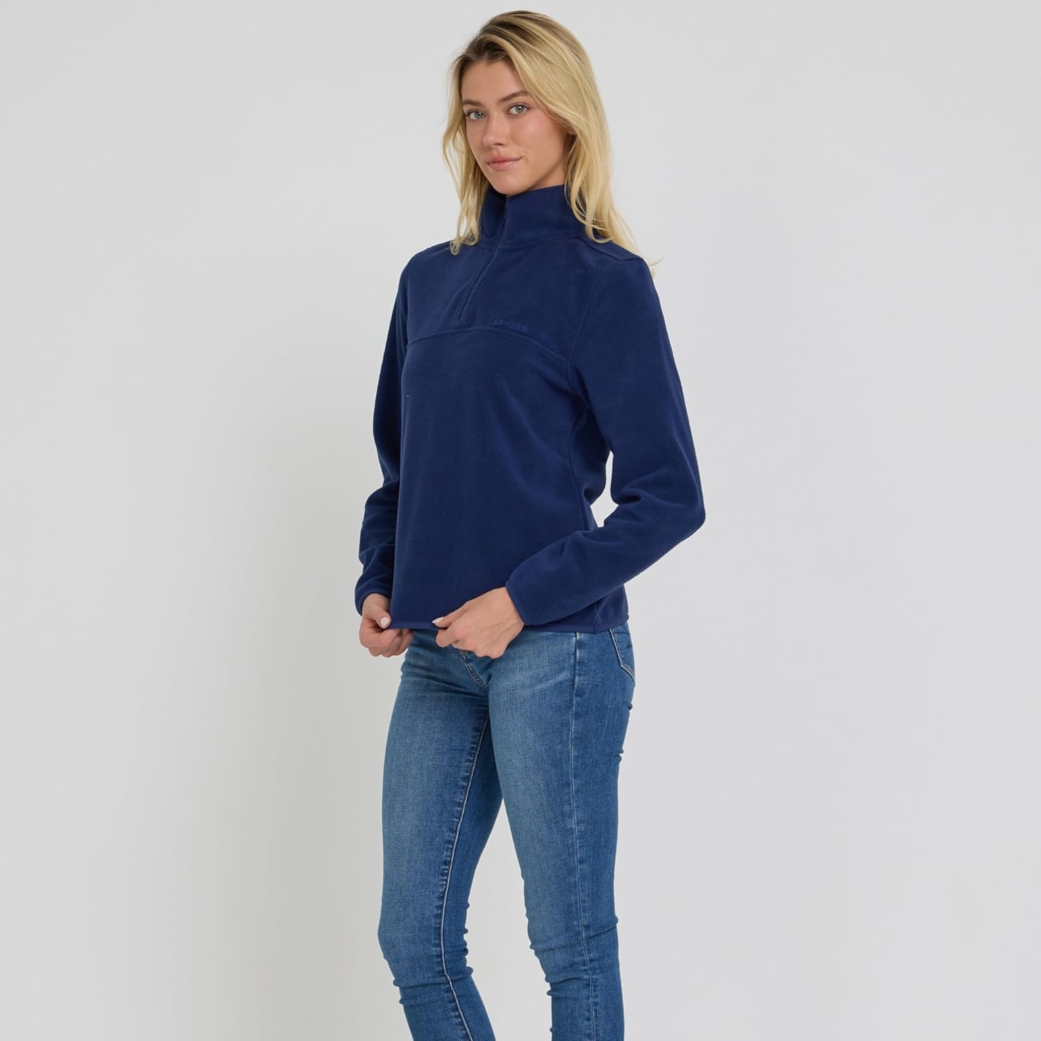 Spyder Fleece Pullover Women – Soft Quarter Zip Warm Lightweight Long Sleeve Sweater Top for Fall Winter Casual Wear - Image 6