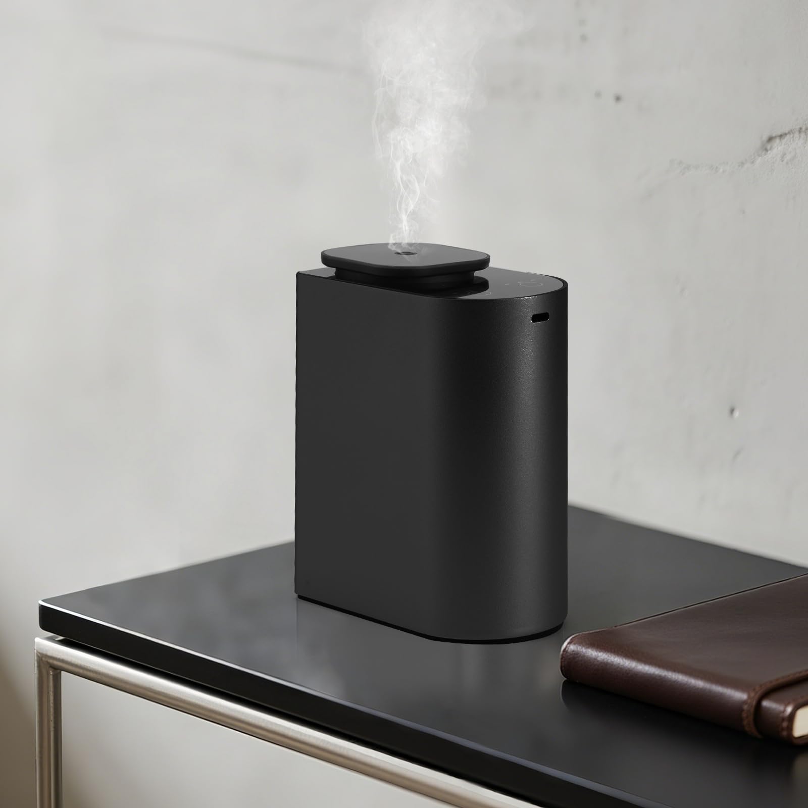 Diffusore di oli essenziali senza acqua, batteria grande da 4000 mAh, capacità 100 ml, adatto per hotel, stanze grandi, uffici, camere da letto, diffusore di profumo da tavolo in lega di alluminio