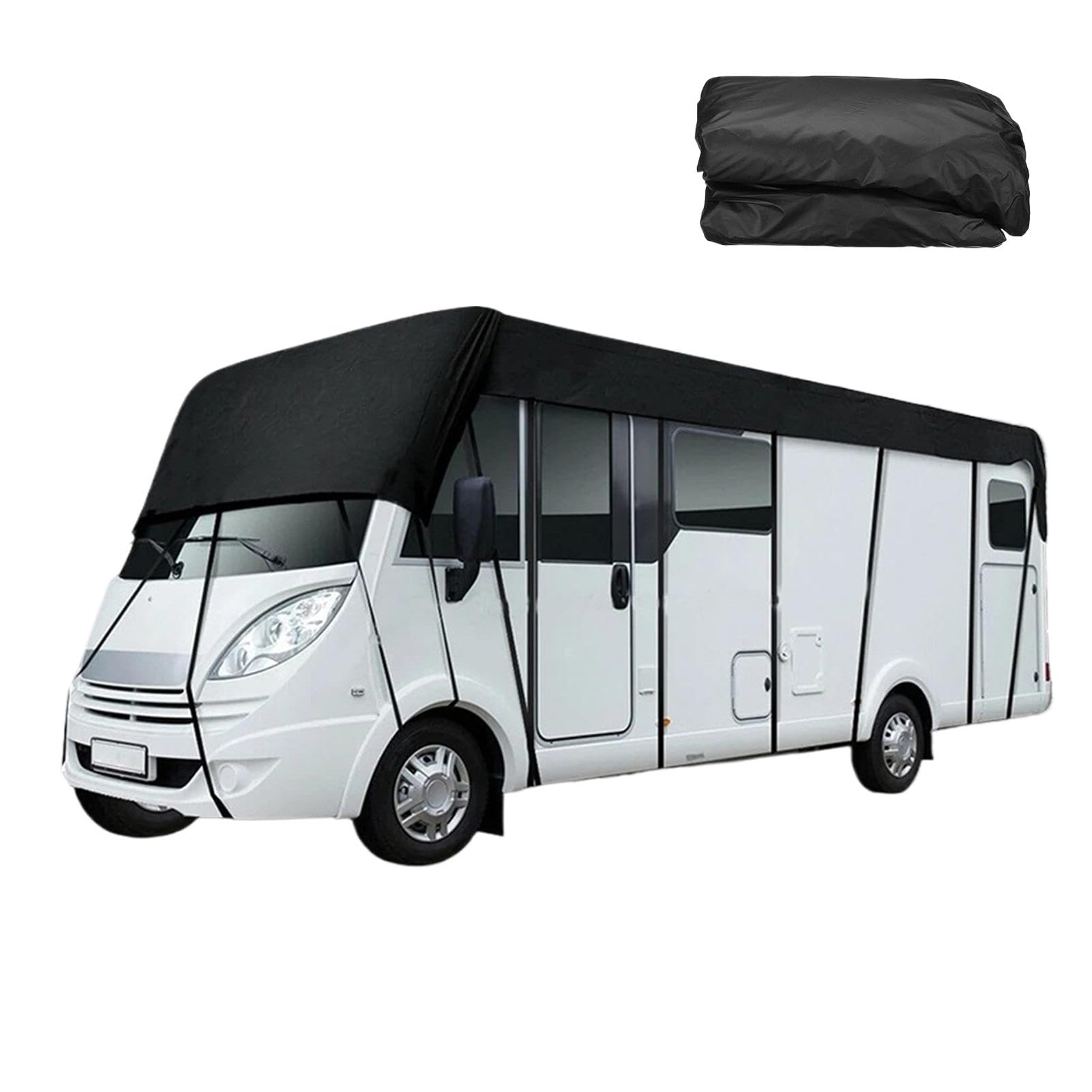 Telone per rimorchio da viaggio, telone per camper, 6,3 x 3 m | Copertura per tetto per protezione invernale, roulotte, accessori per auto per gli appassionati di camper