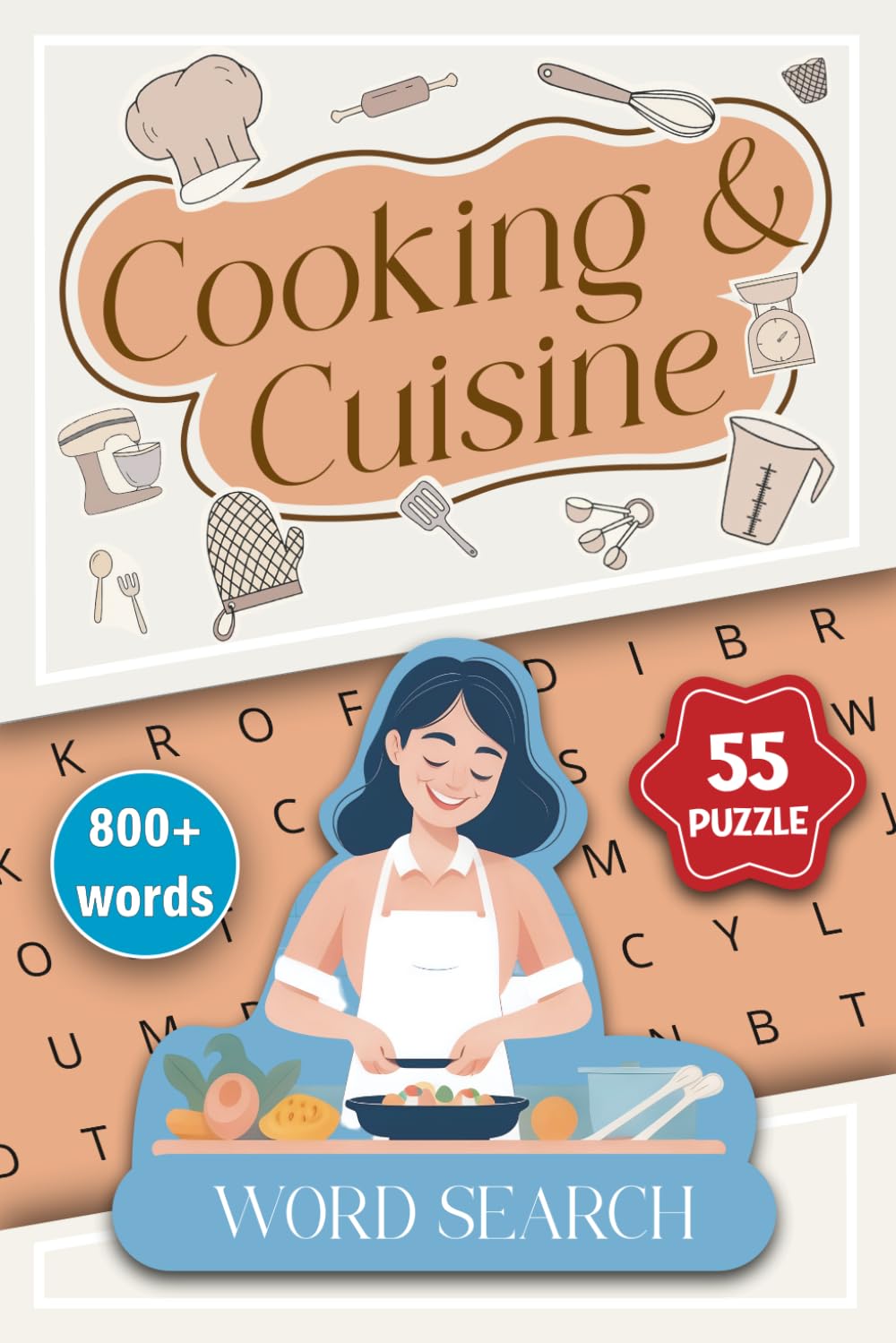 Cooking & Cuisine Word Search: Puzzle for Adults, Seniors & Teens