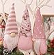 3 Stück Weihnachtswichtel Wichtel Figuren Weihnachten Dekoration Weihnachtsdeko Weihnachten Deko Wichtel Klein Skandinavisch Wichtel Anhänger Weihnachtsschmuck Christbaum Figuren Anhänge (04)