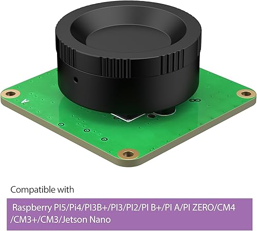 Vista 5 de Módulo de cámara HQ IMX477 para Raspberry Pi, Jetson Nano, Jetson Xavier