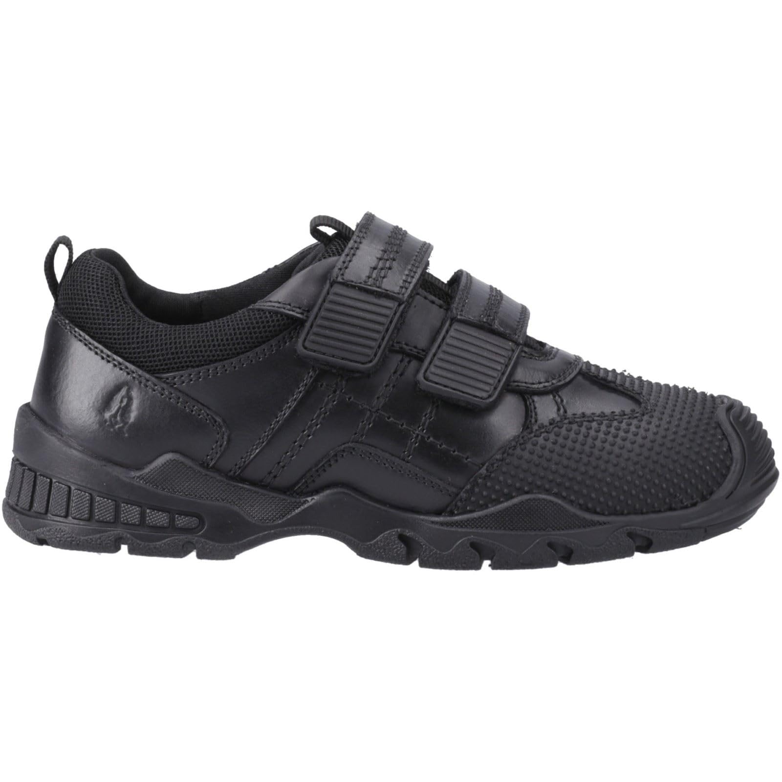 Hush Puppies Mocassini Tristen in Pelle Nero Bambino